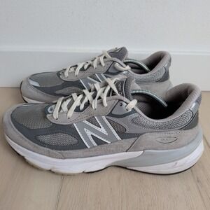 New Balance 990v6 Womens 10 Gray Running Shoes Sneakers Made in USA W990GL6